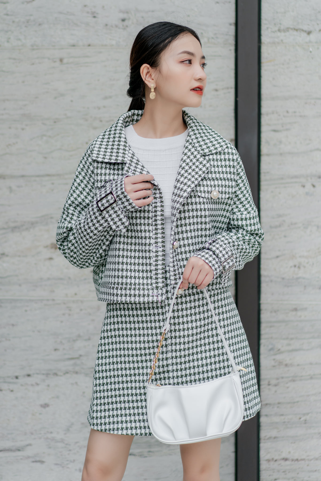Set Dạ Tweed Basic cao cấp Deviant Fashion